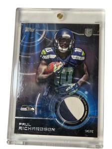 2014 Topps Paul Richardson Rookie Patch RC Player-Worn Memorabilia TRP-PR Seahawks