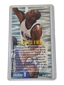 1994-95 Fleer NBA Jam Session Shaquille ONeal Gamebreaker #6 of 8 Magic