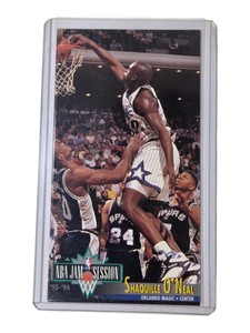 1993-94 Fleer NBA Jam Session Shaquille ONeal #160 Orlando Magic Oversized Card