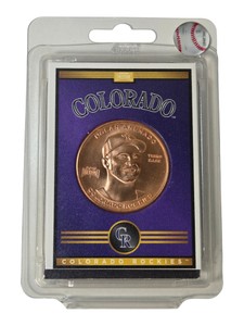 2019 Hunt for Baseball Treasure Nolan Arenado Colorado Rockies Player Coin MLB