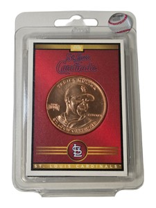 2019 Hunt for Baseball Treasure Yadier Molina St. Louis Cardinals Player Coin MLB
