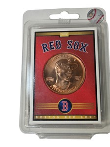 2019 Hunt for Baseball Treasure Mookie Betts Boston Red Sox Player Coin MLB