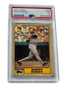 1987 Topps Barry Bonds #320 Baseball Card  PSA 5 EX Pittsburgh Pirates