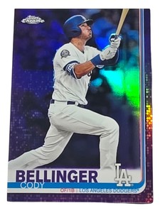 2019 Topps Chrome Cody Bellinger #158 Purple Refractor  074299 Dodgers