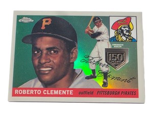 2019 Topps Chrome Roberto Clemente Greatest Cards Reprint Medallion #150M-RC Pirates