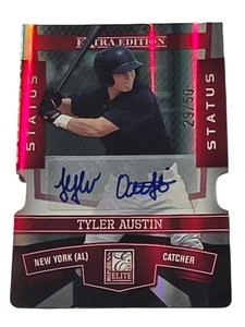 2010 Donruss Elite Extra Edition Tyler Austin Status Autograph Auto 50