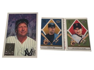 Lot of 4 Baseball Cards  Mickey Mantle, Derek Jeter, Nomar Garciaparra & More