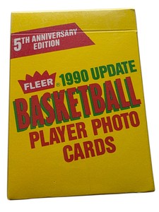 1990 Fleer Update Basketball 5th Anniversary 100-Card Box  NBA