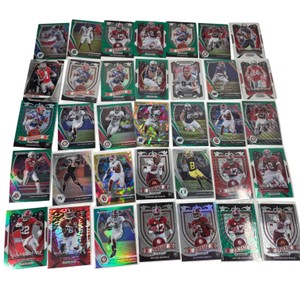 35-Pc Panini Prizm Draft Picks Football Card Lot  Waddle, Smith, Pitts RCs
