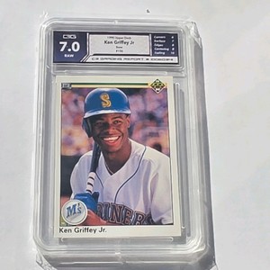 1990 Upper Deck Ken Griffey Jr. #156 Seattle Mariners  CG Grading 7.0 RAW