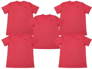 Lot of 5 Nike Mens Dri-FIT Training Shirts Red Size XL 718833-672 New w Tags