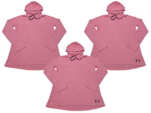Lot of 3 Under Armour Womens Pink Hooded Tops Size Medium 1276522-600 New w Tags