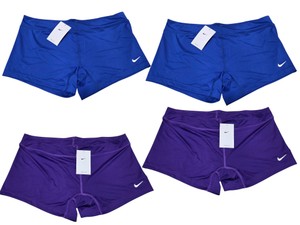 Lot of 4 Nike Womens Dri-FIT Volleyball Shorts Size XL Blue & Purple New w Tags