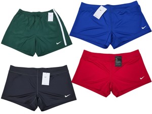 Lot of 4 Nike Dri-FIT Athletic Shorts  Womens XXL & Mens XXL  Red Blue Gray Green  New w Tags