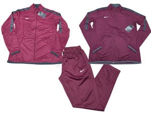 Lot of 3 Nike Womens Training Apparel Size L Burgundy Jackets & Pants New w Tags