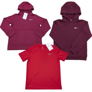 Lot of 3 Nike Boys Size S Training Apparel Hoodies & Dri-FIT Shirt New w Tags