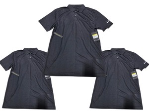 Lot of 3 Nike Mens Golf Polo Shirts Black Size Small BV0356-010 New w Tags