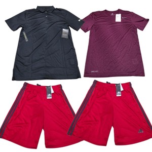 Lot of 4 - Nike & Adidas Athletic Apparel Size Small Dri-FIT Shirts & Shorts New w Tags