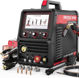 $580 YESWELDER Firstess DP200 Welder, 120V240V Pulsed Tech Multiprocess Machine  MIG,Pulsed MIG,Dual Pulsed MIG,Spot Welding,Flux Core,Spool Gun MIG,Lift TIG,Stick,LCD screen,automotive repair,DIY jobs