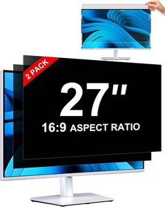 ZOEGAA Computer Privacy Screen Protector 27 Inch 169 Aspect Ratio.  2 Install Ways Anti Bule LightGlare Compatible With HP Dell Lenovo Samsung Thinkpad