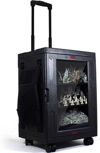 $152 oTTRPGo Large Magnetic Miniature Carrying Case with Wheels for Warhammer  Trolley handle transport box, fits 3000 pts Warhammer 40k & Age of Sigmar, tabletop RPG DND miniatures storage case