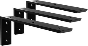Countertop Support Bracket 20 Inch 3 Pack Countertop Bracket for Granite 38 Thick 20x8x2.5 Heavy Duty L Brackets Shelf Brackets Metal Corbels for QuartzGraniteWoodConcret Laminate Countertops