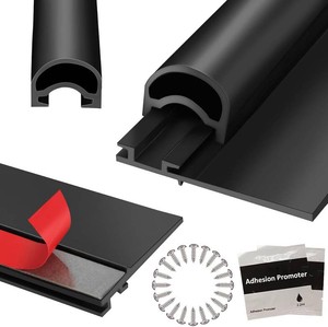 Combo RV Slide Out Seal Kit Replace 018-312-EKD & 018-341 EK,1  1516  35 D-Seal Wiper & 12  2.75  35 Travel Trailer Weather Stripping Clip Base,Black Rubbers for Camper Slideout System