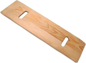 Wood Slide Transfer Board with 2 Cut out Handles 24  8  0.75  Made of Heavy-Duty HardWood,Mobility Aid for Senior and Handicap,Non-latex,sturdy and durable,Load Capacity Up to 500 lbs