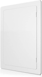 Access Panel for Drywall - 12 x 16 inch - Wall Hole Cover - Access Door - Plumbing Access Panel for Drywall - Heavy Durable Plastic White
