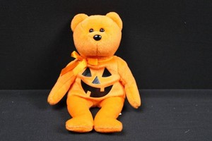 TY Treats Halloween Pumpkin Bear Plush