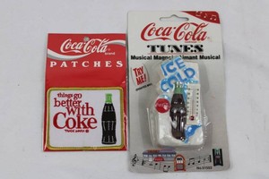 Coca-Cola Iron-On Patch & Musical Magnet