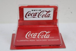 Coca-Cola Illuminated Resin Neon Sign Accessory (not tested)