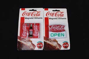 Vintage Coca-Cola Magnets - Open & Classic Bottle Designs
