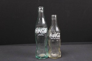 Coca-Cola Hebrew & Arabic Script Glass Bottles (Lot of 2)