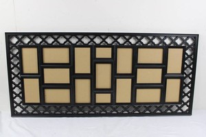 Black Decorative Multi-Opening Photo Collage Frame 42 X 19 in