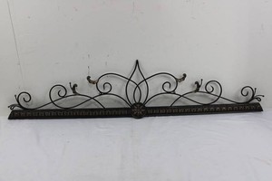 Ornate Metal Scrollwork Wall Decor 48 X 10.5 in