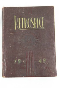 Vintage 1949 Retrospective School Yearbook