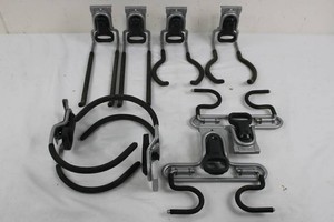 Assorted Wall-Mount Storage Hooks (8pc)