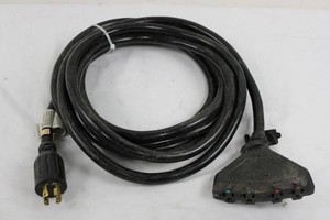 Heavy-Duty Extension Cord With 4-Outlet Adapter