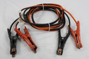 Automotive Battery Booster Cables With 4 Heavy-Duty Clamps