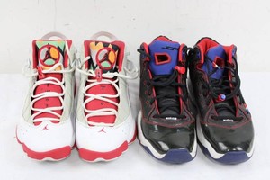 Jordan CT1497-001 & BlackRed Jordan Sneakers Mixed Lot - 2 Pairs