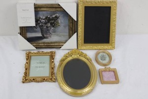 Threshold Studio McGee Wall Art & Ornate Gold Frames Mixed Lot