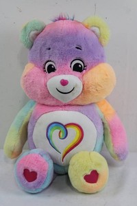 Care Bears Rainbow Heart Plush Bear - Large Plush