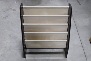 4-Tier Kids Bookshelf - Fabric Sling Bookcase