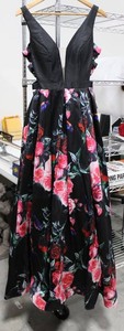 Floral Fit-and-Flare Dress Style 2120 Size 4