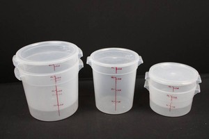 Plastic Food Storage Container Set