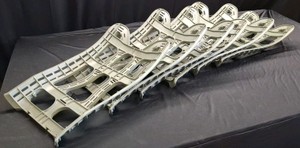 BULK LOT OF  6 MOLLE II LARGE RUCKSACK FRAMES.