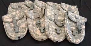 LOT OF E-TOOL CARRIERES   ENTRENCHING TOOL POUCH ASSEMBLYS