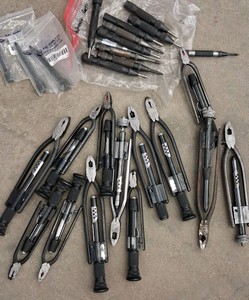 LARGE LOT OF HEAVY DUTY TWISTING PLIERS AND AUTOMATIC CENTER PUNCHES