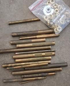 LARGE LOT OF BRASS DRIFT PUNCHES AND VARMINTS
